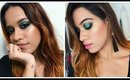 Emerald Green Smokey Eye Makeup Tutorial | Debasree Banerjee