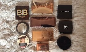 My Highlighter Collection - Favorites & swatches -powders