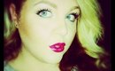Sparkle Til Morning Eyes & Blissful Berry Lips | Makeup Tutorial