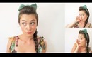 Retro | Vintage Summer Hairstyle = Quick and Easy