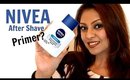 BEST Primer Ever?! │ Nivea Men's After Shave Balm as PRIMER First Impression, Review, Results