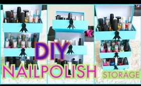 DIY Storage Ideas | Nail Polish Storage Using Beauty Boxes