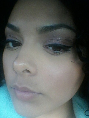Thick brows with natural eye makeup 