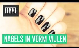 Nagels in vorm vijlen - FEMME