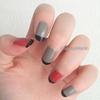 Chic Black French Nails