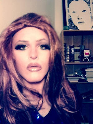 My natural drag face