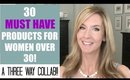 30 MUST HAVE Beauty Products for WOMEN OVER 30 | A THREE WAY COLLAB!!