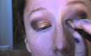 Dramatic Fall Makeup- Cranberry, Gold & Plum