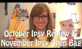 October Ipsy Review & November Ipsy Open Bag