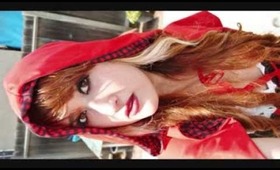 Little Red Riding Hood Halloween Makeup Tutorial