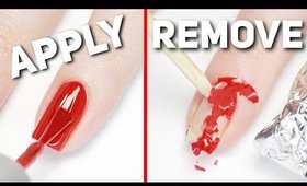 Apply & Remove Gel Polish PERFECTLY At Home!