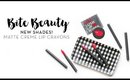 Bite Matte Creme Lip Crayons (NEW Shades!) | Lip Swatches