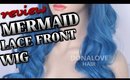 Blue Mermaid Wig DonaLove Hair Review | Caitlyn Kreklewich