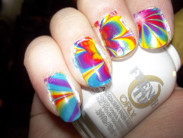 Rainbow Water Marble | Lyzz M.'s (DizzyLizzy) Photo | Beautylish