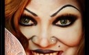BRIDE OF CHUCKY -Halloween make up tutorial (full face) long vid.