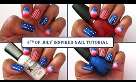 ★4th of July Inspired Nail Tutorial★