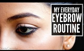EVERYDAY EYEBROW Routine in 2 MINUTES! | Stacey Castanha