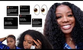 Kinky Curly Lace Wig Melt ! + Assumptions about Me ! | #Hiwigs