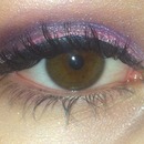 purple New Year's Eve eye 