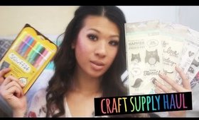 Craft Haul (Washi Tape, Gel Pens, Clear Stamps, Chalk Paint)