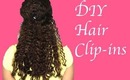 DIY Hair Extensions/ Clip-ins | Curly Hair Edition