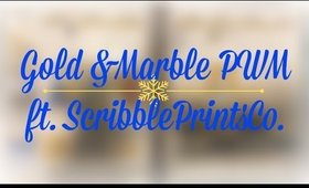 Gold & Marble PWM ft. ScribblePrintsCo // 7BearSarah