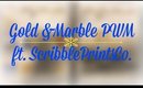 Gold & Marble PWM ft. ScribblePrintsCo // 7BearSarah