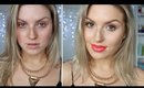 Chit Chat Dewy Skin Foundation Routine ♡ Bright Daytime Red Lips!