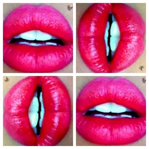 I love red lipstick 