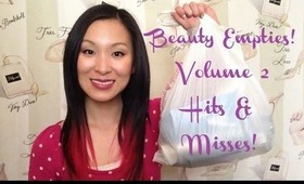 Beauty Empties Vol. 2 || Hits & Misses!