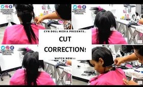 THE HARDEST CUT OF MY CAREER TO DATE! CUT CORRECTION AND SILK PRESS!