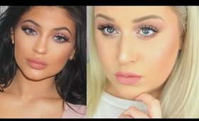 Kylie Jenner Inspired Valentines Day Makep Tutorial | Kylie Jenner Pink Makeup