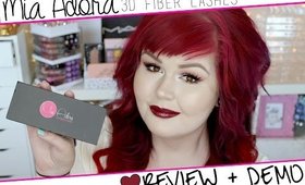 Mia Adora 3D Fiber Lashes Review + Demo