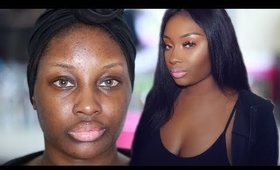 Get Ready with Me | Neutral Glam + Sleek Straight Hair | Makeupd0ll