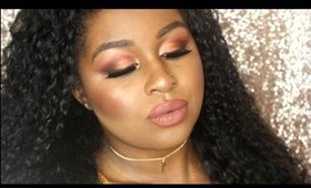 Pumpkin Spice| Fall makeup tutorial | Glitter Smokey Eye Tutorial