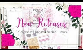 New Releases! 2 Collections • Updated Freebie Sampler + Planner Inserts | Bliss & Faith Paperie