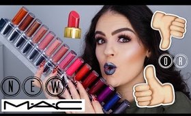 NEW MAC Retro Matte Liquid Metallic Lipsticks | Review & Swatches