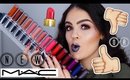 NEW MAC Retro Matte Liquid Metallic Lipsticks | Review & Swatches