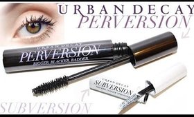 Review & Swatches: URBAN DECAY Perversion Mascara + Subversion Lash Primer | Live Demo