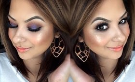 Warm Smokey Eyes with a Pop ft the Amrezy Palette
