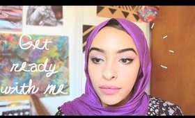 Get ready with me for a youtube event [full coverage long lasting makeup tutorial] | Reem