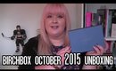 Birchbox October 2015 Unboxing