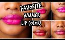 My Favorite Summer Lippies (All Drugstore) | cenaabeautyxo