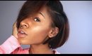 Silk Blow Out / Flat Iron Routine for Natural Hair