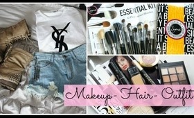 Get Ready With Me: Makeup, Hair, and Outfit! + SIGMA BRUSH SET GIVEAWAY!!!