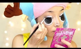 トニートニー・チョッパーになってみた☆Real Anime Eyes: One Piece Tony Tony Chopper Makeup