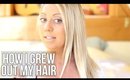 HOW I GREW MY HAIR OUT | After Extensions