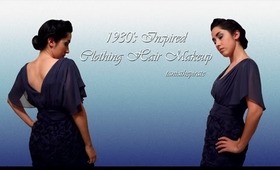 ~ Elegant Prom Complete Look ~ 1930's Inspired Makeup Hair & Clothing ~