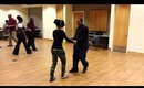 Courtney hand dancing with instuctor