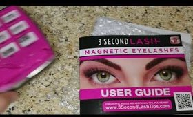 3 Second Lash Unboxing Tips, First Impression